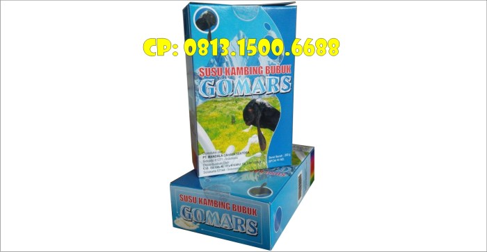 susu kambing etawa gomars