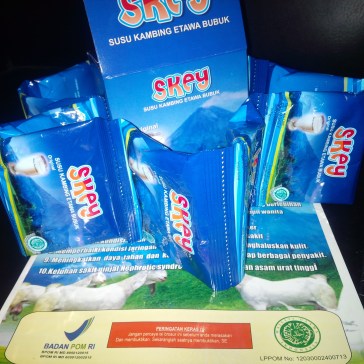 susu kambing rencengan sachet
