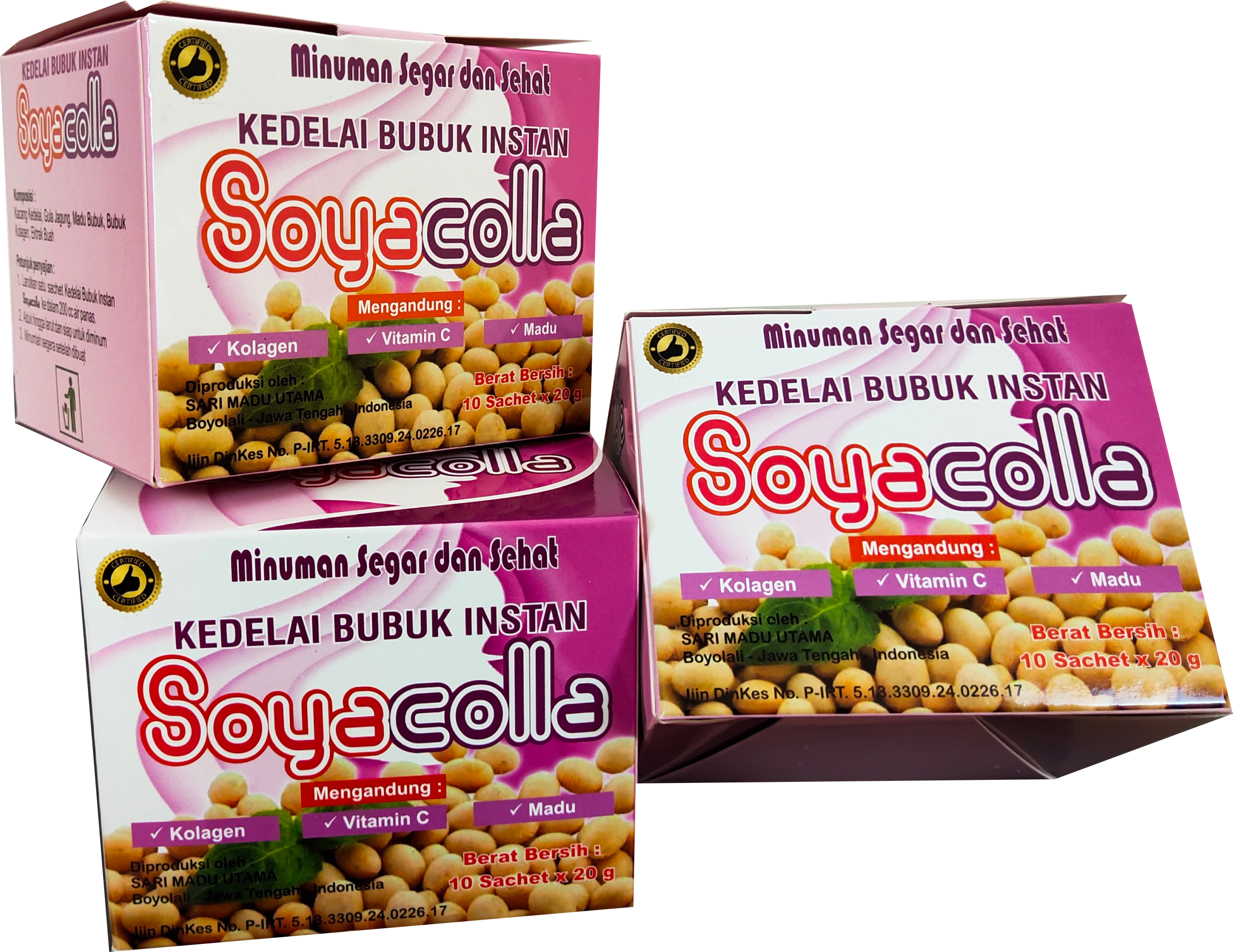 Minuman Collagen + Susu Kedelai SoyaColla