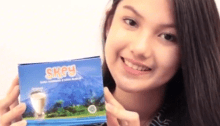 artis cantik minum susu kambing skey
